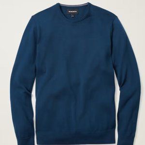 Bonobos Navy Crewneck Merino Wool Sweater